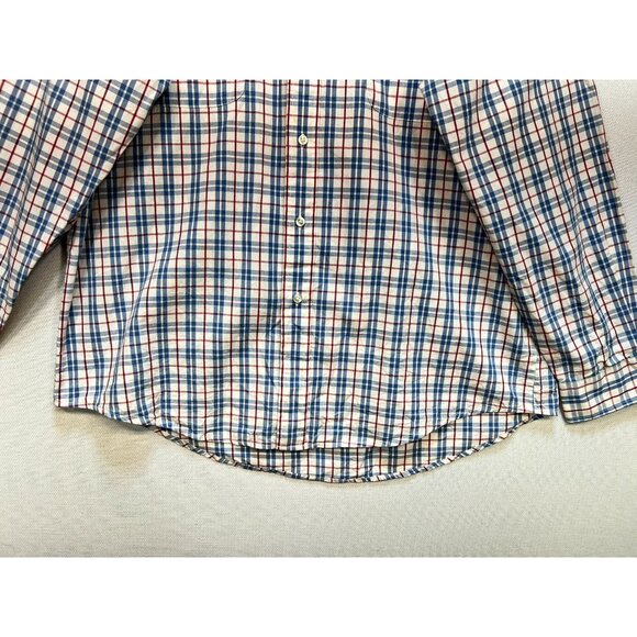 Tommy Hilfiger Men's Button Down Shirt Long Sleeve Size XL Multicolor Windowpane - Picture 5 of 12